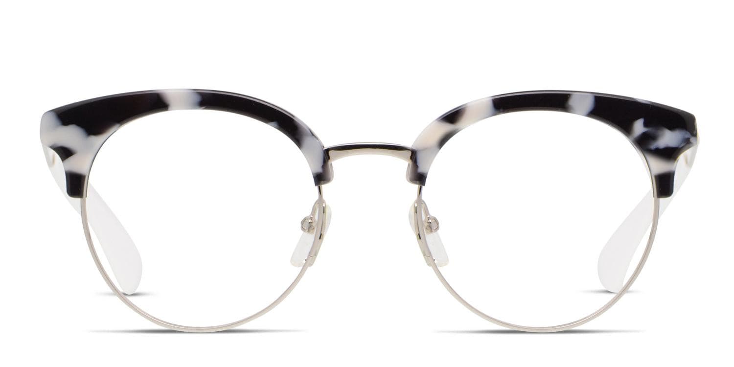 Moschino MOS514 Black/White/Tortoise/Silver Eyeglasses | Includes