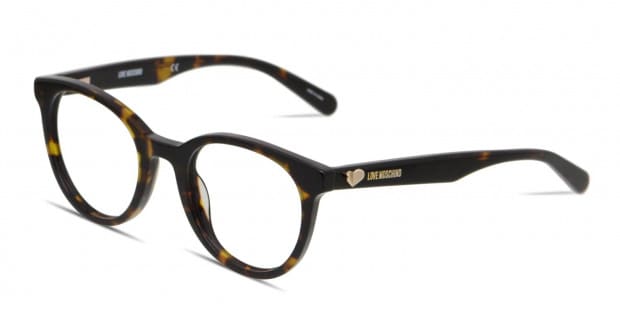 Moschino Love MOL518 Brown/Tortoise Eyeglasses | Includes FREE Rx  
