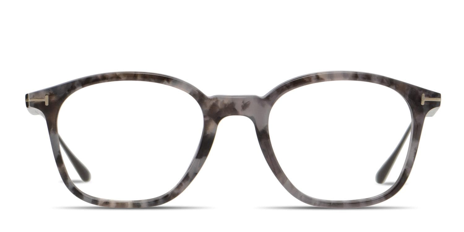 トムフォード Tom Ford Oval Eyeglasses TF5424 001 Shiny Black 53mm 5424