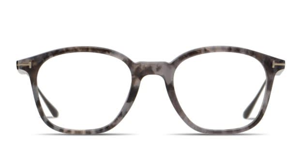 Tom Ford TF5484 Gray/Tortoise Prescription Eyeglasses
