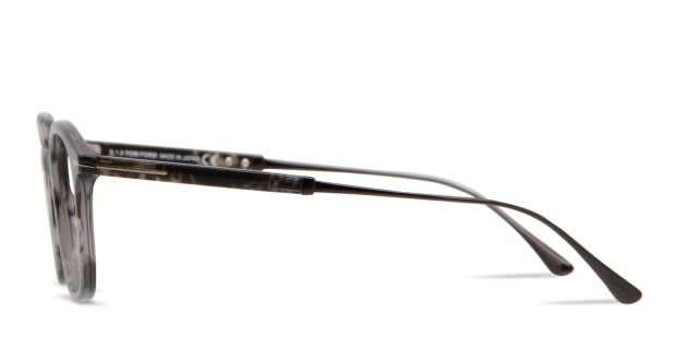 Tom Ford TF5484 Gray/Tortoise Prescription Eyeglasses