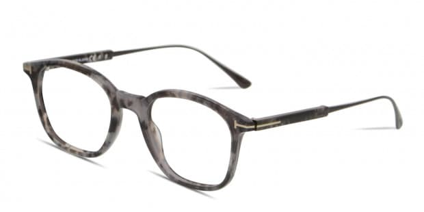 Tom Ford TF5484 Gray/Tortoise Prescription Eyeglasses 