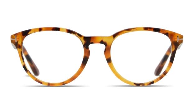 Tom Ford TF5556-B Tortoise/Yellow Eyeglasses | Includes FREE  display picture 1