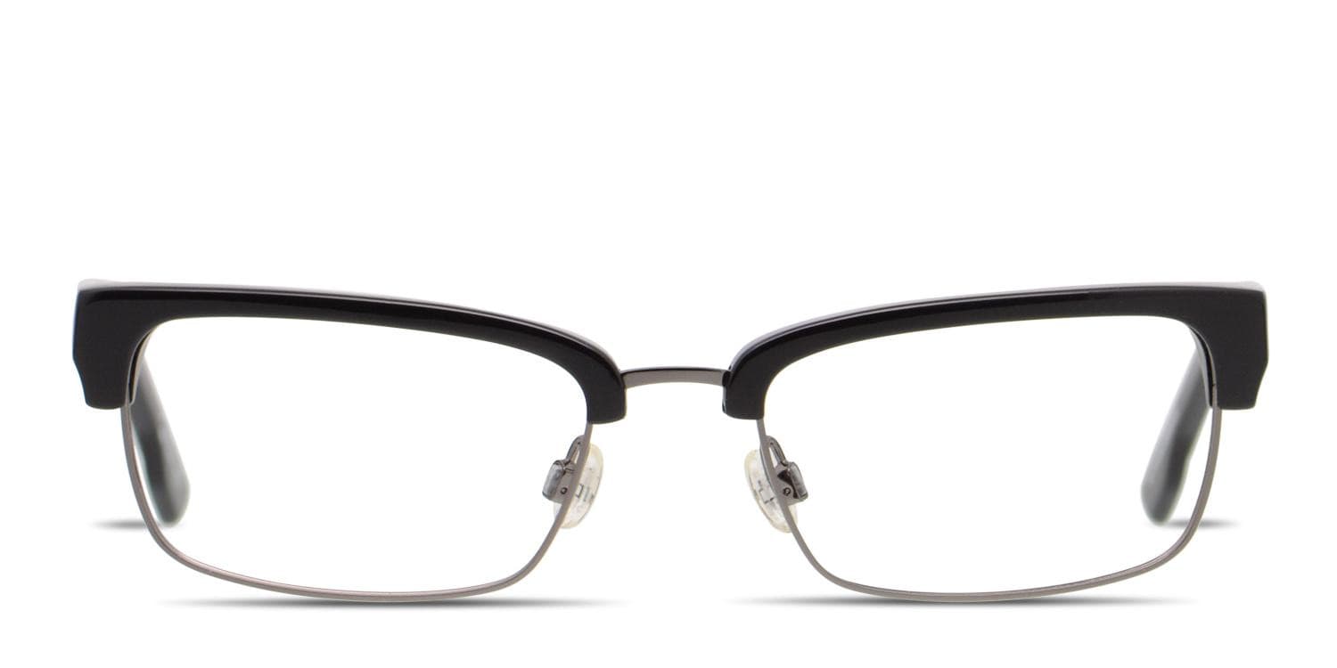 Spy Lewis Shiny Black, Gunmetal glasses - Shiny Black / Gunmetal - Frontal View