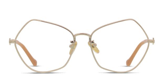 ビーグレン キラビアンカ Karen Walker Virginia Gold/Brown Eyeglasses | Includes FREE Rx Lenses