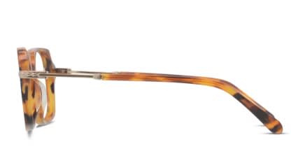 Karen Walker Alek Tortoise/Gold glasses - Tortoise / Gold - Side View