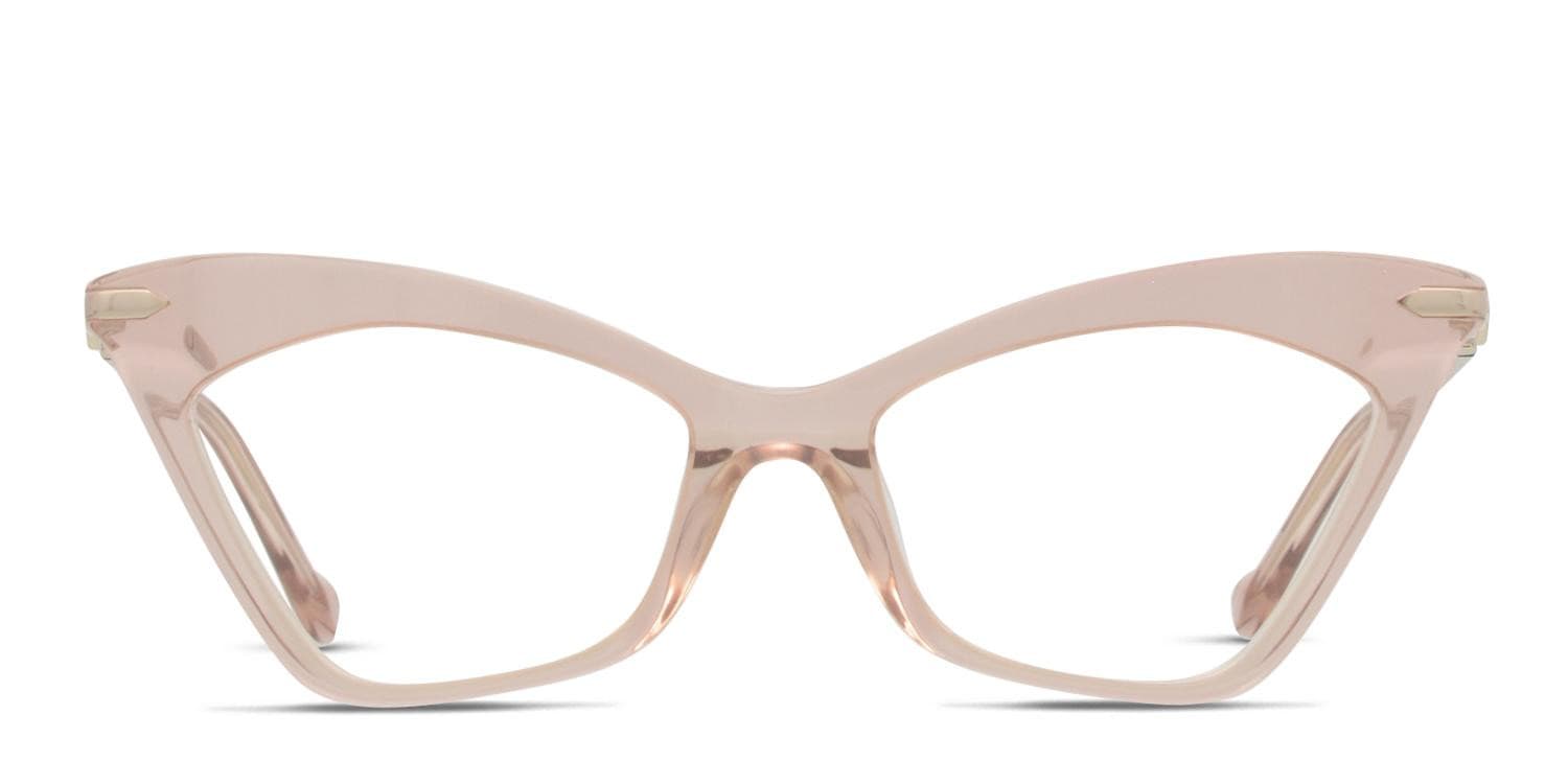 ウミガメ . Wilcox ピンクフレーム　35×42 Karen Walker Margaret Pink/Clear Eyeglasses | Includes FREE Rx Lenses