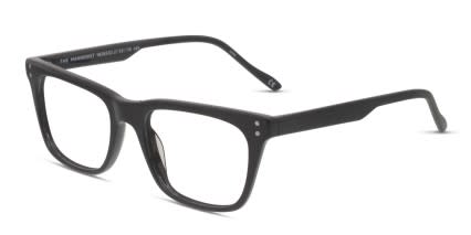 Le Specs The Mannerist Shiny Black glasses - Shiny Black - Angle View