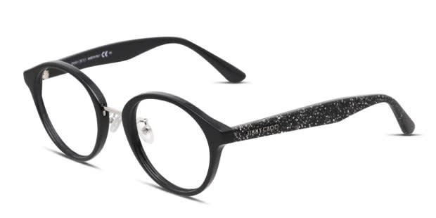 Jimmy Choo JC197/F Shiny Black Eyeglasses | Includes FREE Rx Lenses