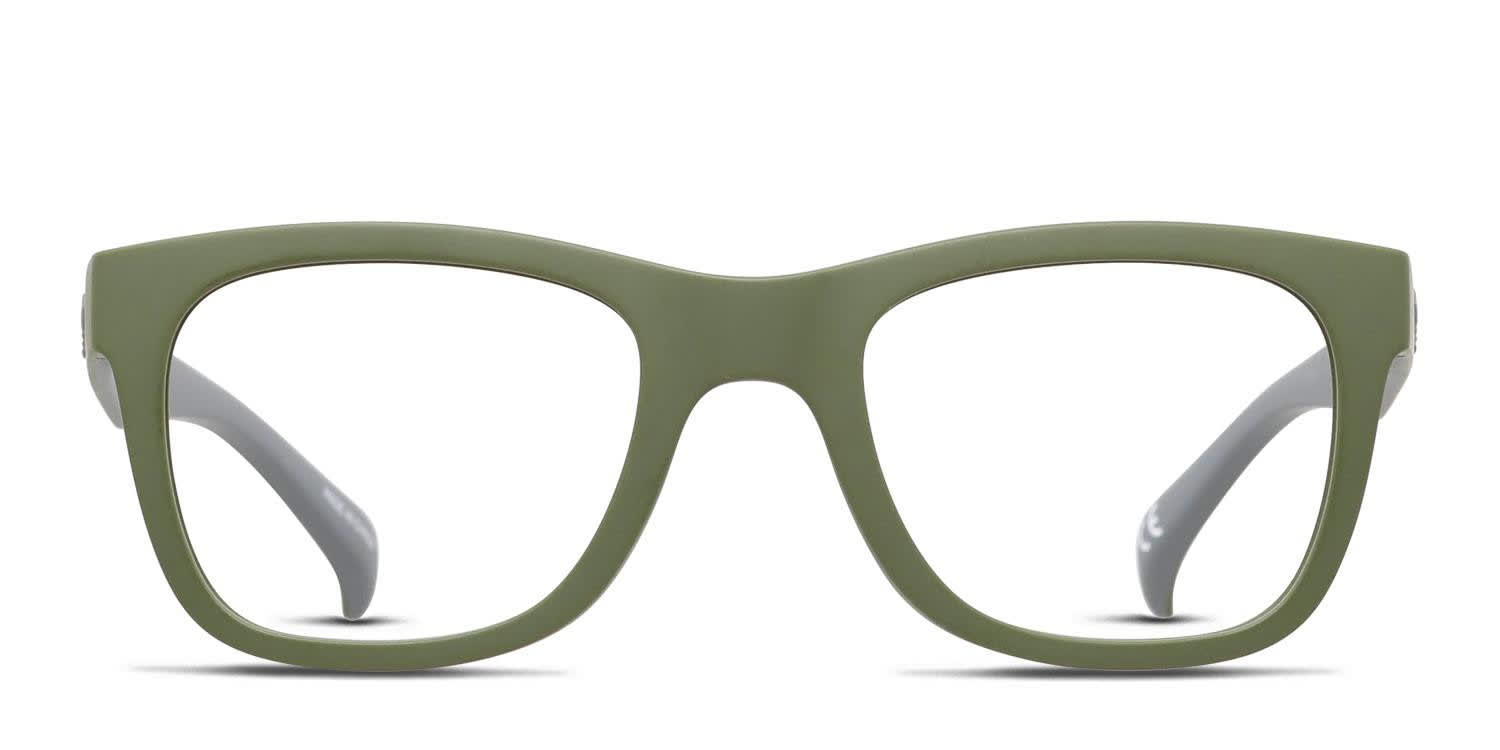 Adidas AOR004O Green glasses - Green - Frontal View