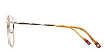 Le Specs Atlas Gold glasses - Gold - Side View