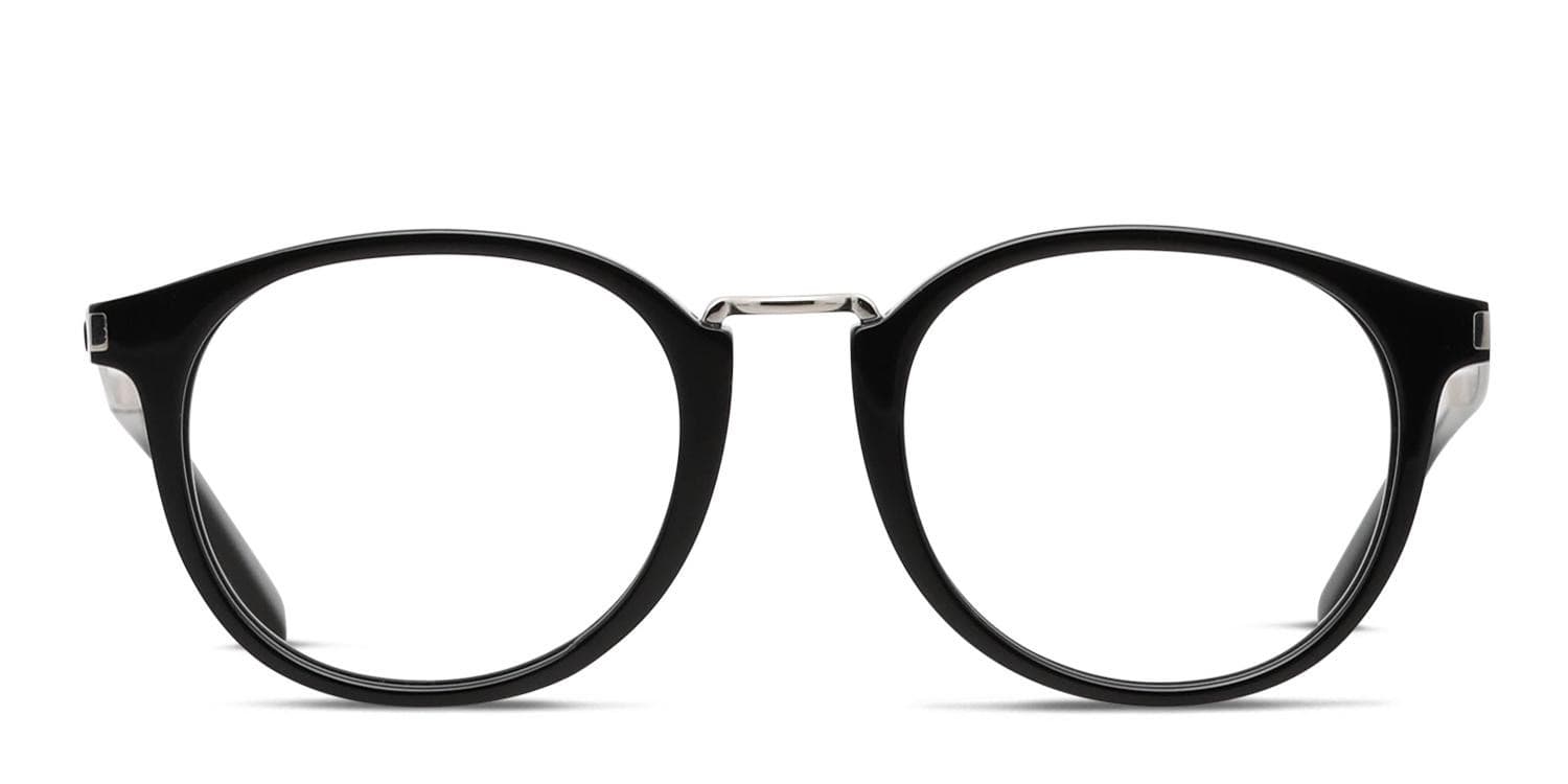 Saint Laurent SL130 Combi Black/Silver Eyeglasses | Includes FREE