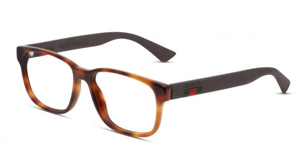 Gucci GG0011O Tortoise Prescription Eyeglasses