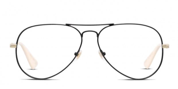 Gucci GG0515O Black Gold Prescription Eyeglasses