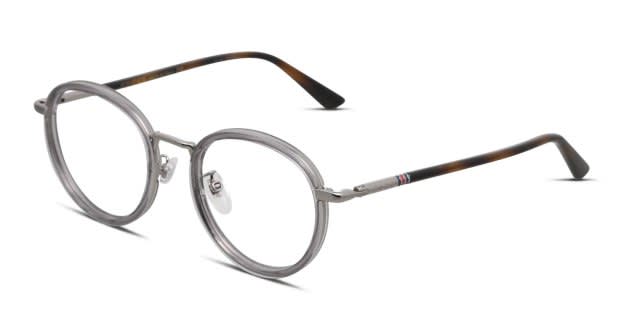 GUCCI グレーメガネ　　GG0393OK  004 Gucci GG0393OK Gray/Gunmetal Eyeglasses | Includes FREE Rx Lenses