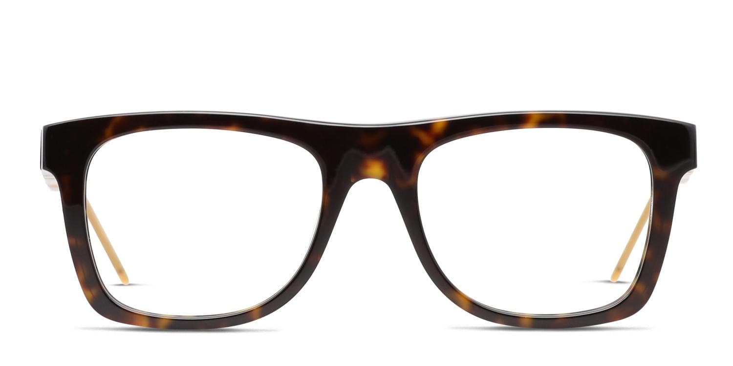 Gucci GG0604O Brown, Tortoise glasses - Brown / Tortoise - Frontal View