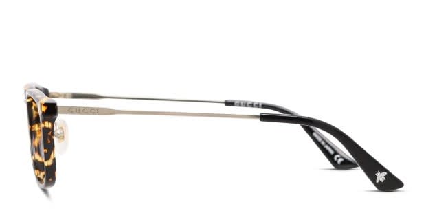 Gucci GG0324OJ Tortoise/Gold Prescription Eyeglasses