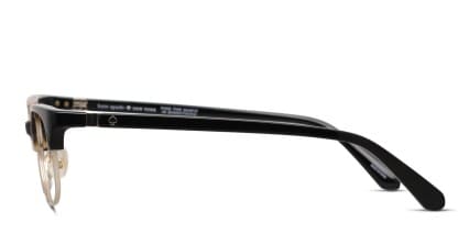Kate Spade Adali Tortoise/Black/Gold glasses - Tortoise / Black / Gold - Side View