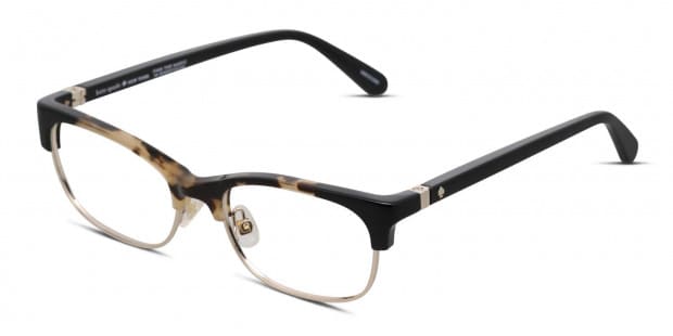 Kate Spade Adali Tortoise Black Gold Eyeglasses Includes FREE Rx