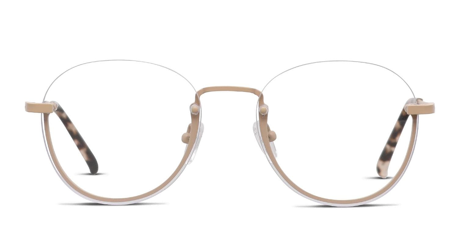 DKNY DK1000 Beige glasses - Beige - Frontal View