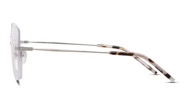 DKNY DK1001 Silver Eyeglasses | Includes FREE Rx Lenses