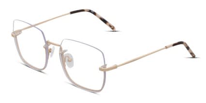 DKNY DK1001 Beige glasses - Beige - Angle View