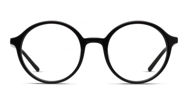 DKNY DK5026 Shiny Black Eyeglasses | Includes FREE Rx Lenses