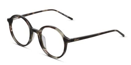 DKNY DK5026 Tortoise, Green glasses - Tortoise / Green - Angle View