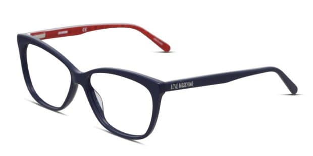 Moschino Love MOL506 Blue Eyeglasses | Includes FREE Rx Lenses