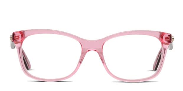 Moschino Love MOL517 Pink/Clear Eyeglasses | Includes FREE Rx Lenses