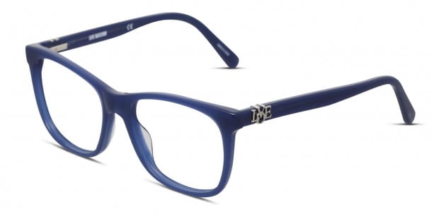 Moschino Love MOL520 Blue Eyeglasses | Includes FREE Rx Lenses