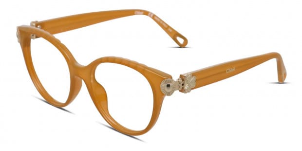 Chloe CE2733 Orange Eyeglasses | Includes FREE Rx Lenses