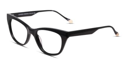 Le Specs Chimera Shiny Black glasses - Shiny Black - Angle View