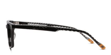 Le Specs Powder Keg Shiny Black glasses - Shiny Black - Side View