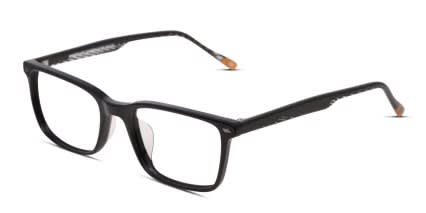 Le Specs Powder Keg Shiny Black glasses - Shiny Black - Angle View