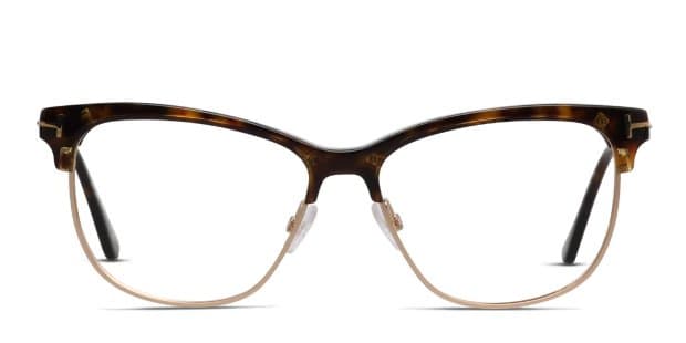 Tom Ford TF5546-B Brown/Tortoise/Gold Prescription Eyeglasses