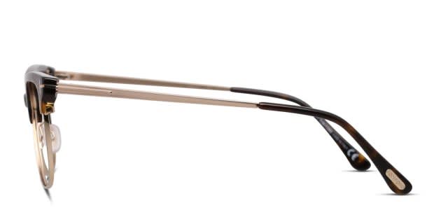 Tom Ford TF5546-B Brown/Tortoise/Gold Prescription Eyeglasses