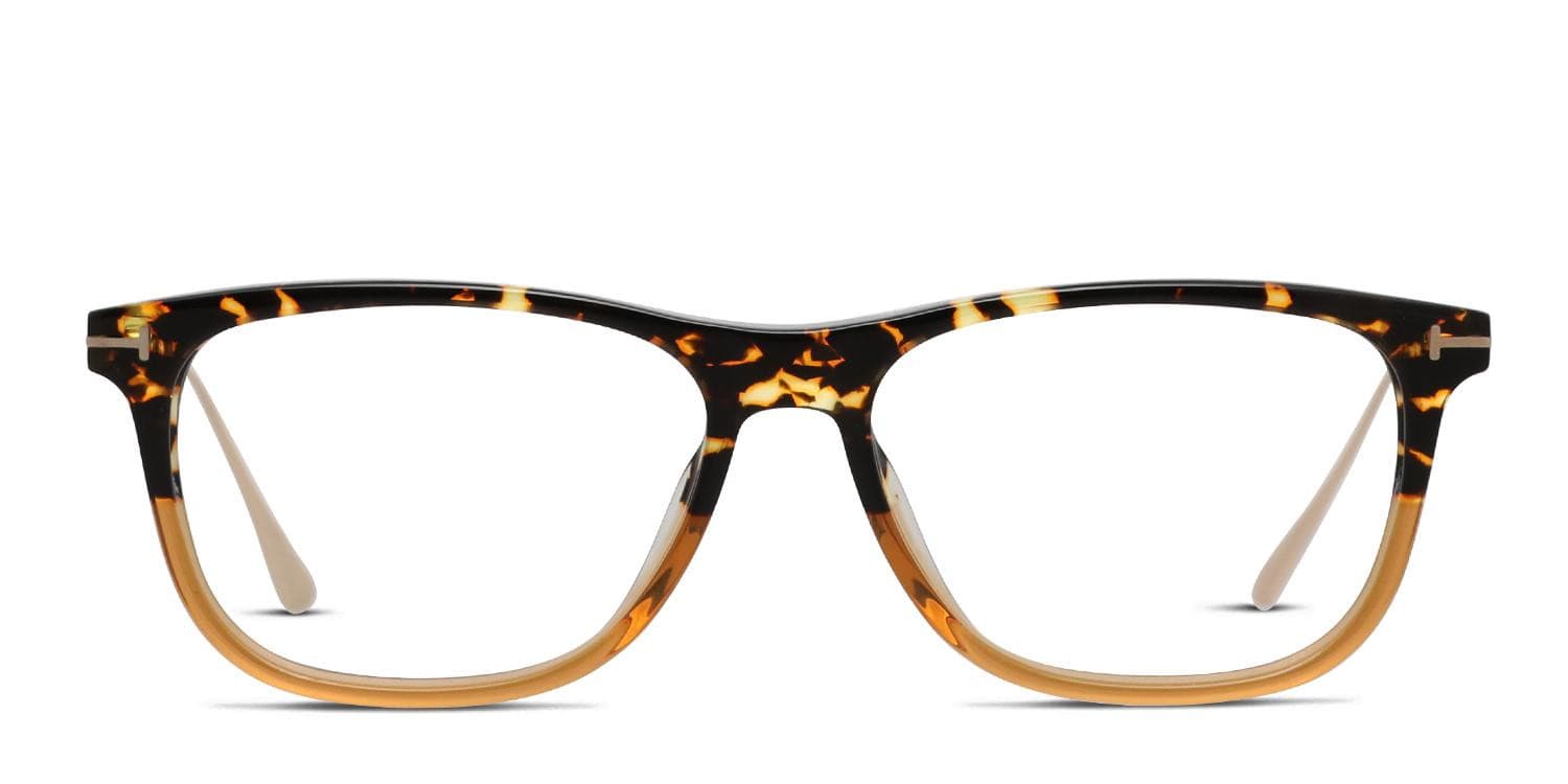 Tom Ford TF5589-B Tortoise, Brown glasses - Tortoise / Brown - Frontal View