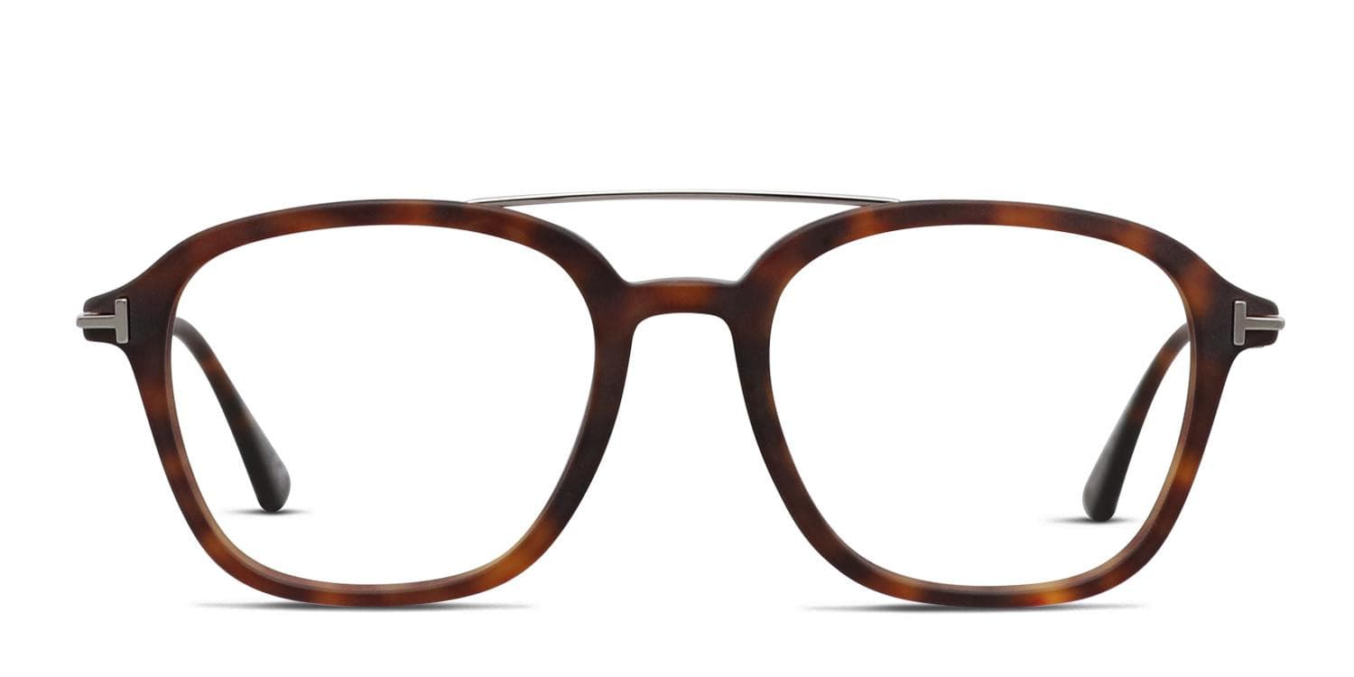 Tom Ford TF5610-B Brown/Tortoise/Silver Prescription Eyeglasses