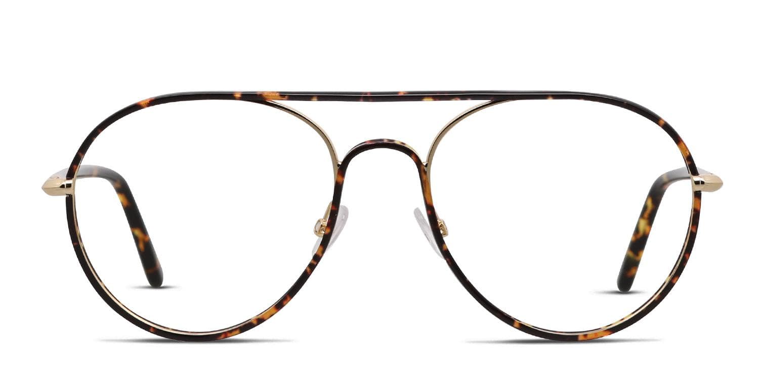 Tom Ford TF5623-B Tortoise/Gold Eyeglasses | Includes FREE 