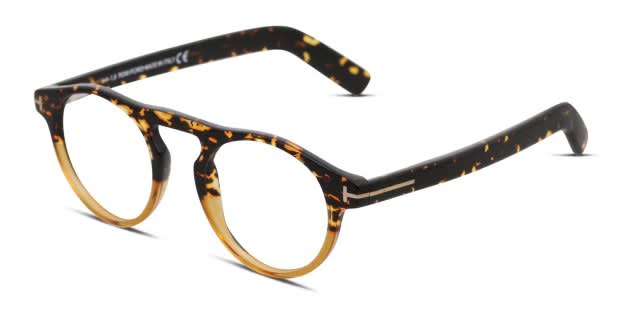 Tom Ford TF5628-B Tortoise/Brown Prescription Eyeglasses