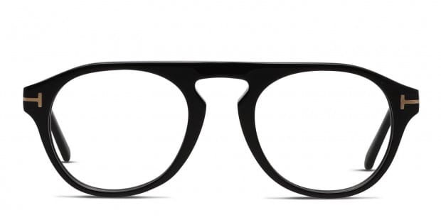 Tom Ford TF5533-B Shiny Black Prescription Eyeglasses