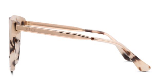 Diff Bella XS Beige/Tortoise Eyeglasses | Includes FREE Rx Lenses