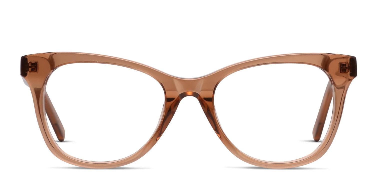 Diff Carina Brown, Clear glasses - Brown / Clear - Frontal View