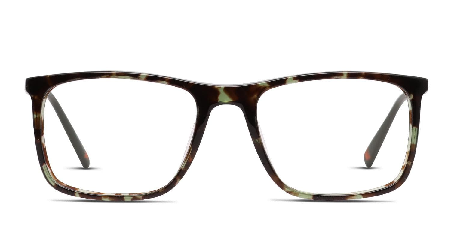 FILA VF9403 Tortoise/Green Eyeglasses | Includes FREE Rx Lenses