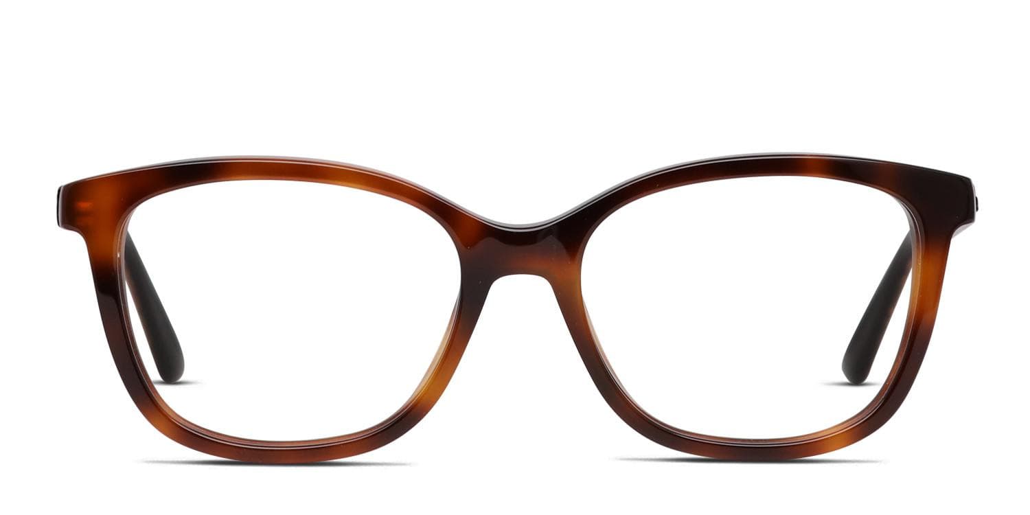 Jimmy Choo JC188 Tortoise/Glitter Eyeglasses | Includes FREE Rx Lenses