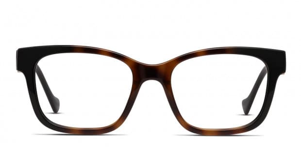 Gucci GG1025O Tortoise/Black Prescription Eyeglasses