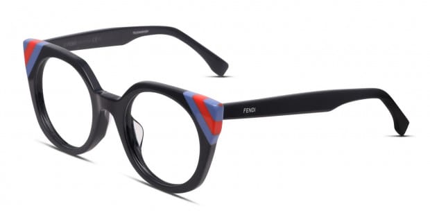 Fendi FF0246 Blue Eyeglasses | Includes FREE Rx Lenses