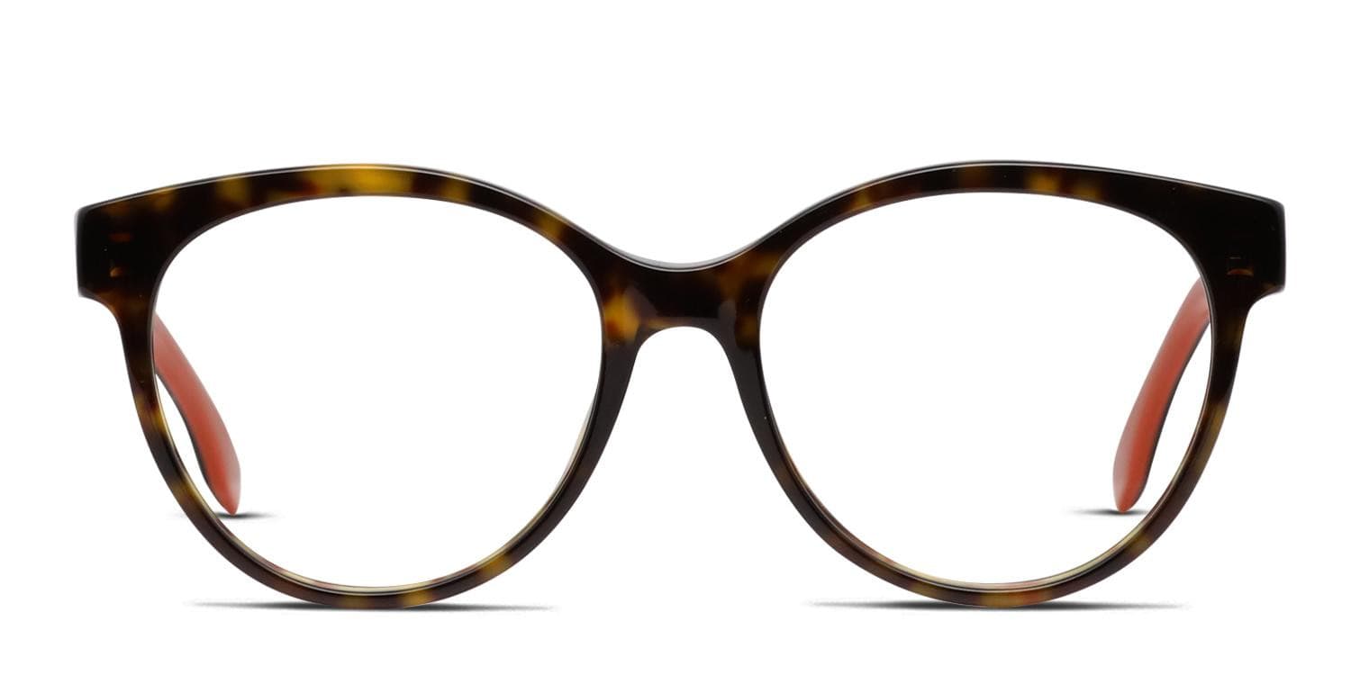 Fendi FF0275 Brown/Tortoise/Orange Eyeglasses | Includes FREE Rx