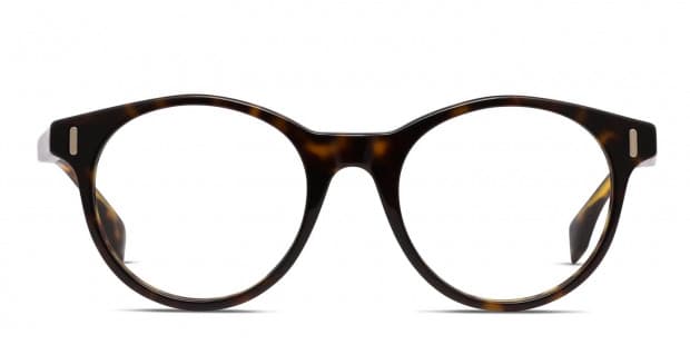 Fendi FFM0046 Brown Tortoise Eyeglasses Includes FREE Rx Lenses